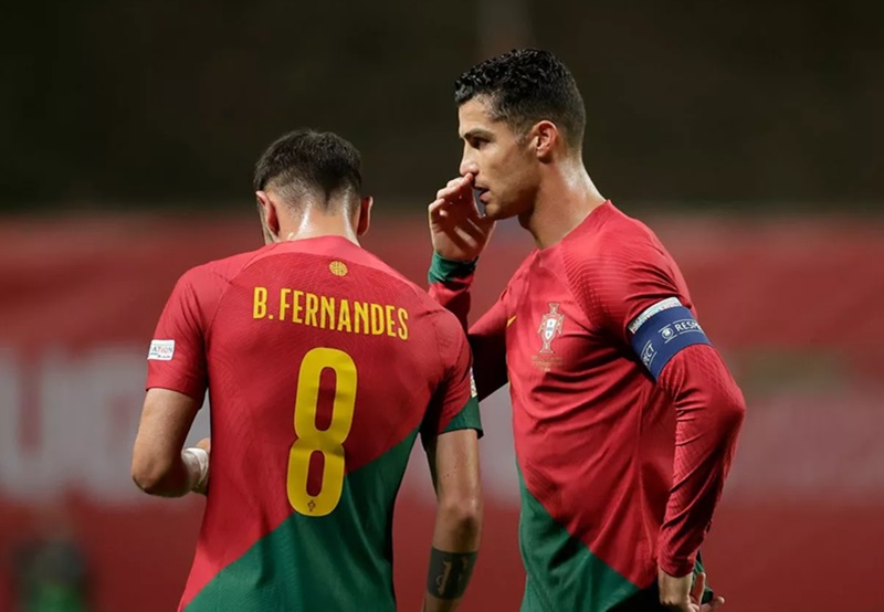 Ronaldo và Bruno cùng ĐT Bồ Đào Nha thi đấu trong tháng này