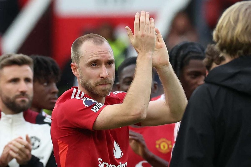 Eriksen chia tay Man United