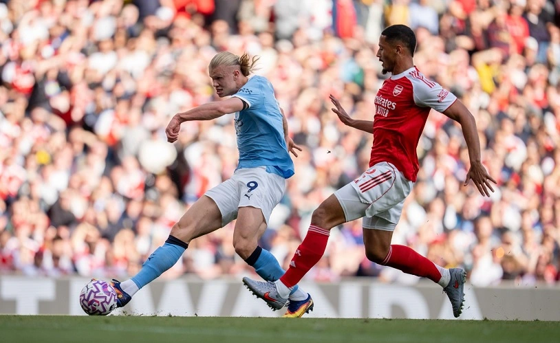 Haaland mở tỷ số cho Man City