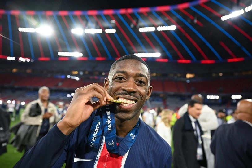 Dembele có mùa giải 2024/25 rực sáng cùng PSG