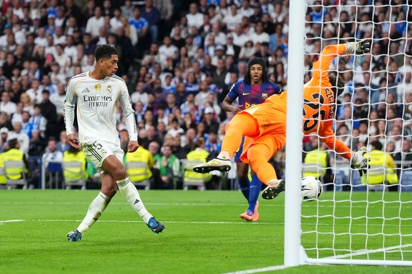 Bellingham tỏa sáng với 1 bàn, 1 kiến tạo trước Barcelona